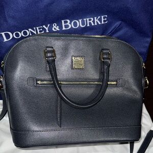 Dooney & Bourke Gray Domed satchel